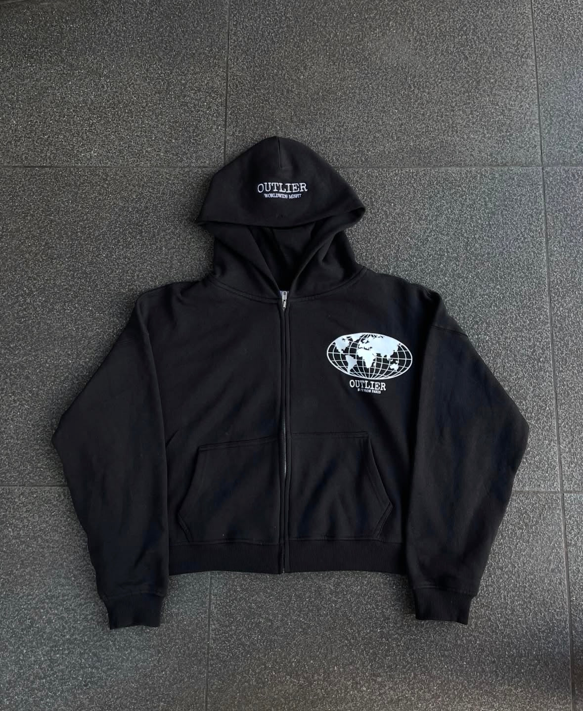 Misfit cropped hoodie